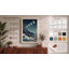 Wave Under Lunar Phases Japandi - Wrapped Canvas-1645038584-1645038585