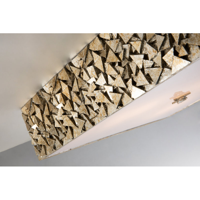 Plafonnier encastré 3 lumières Rockbridge, Nickel