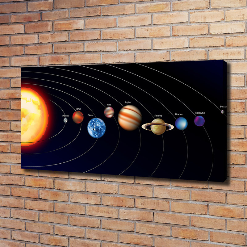 Solar System - No Frame Print, Canvas, 60cm H x 120cm W