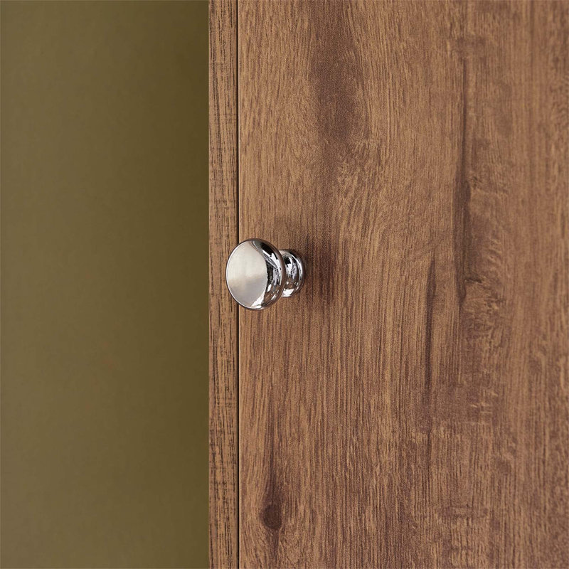 Aadhith Freestanding Linen Cabinet, Walnut