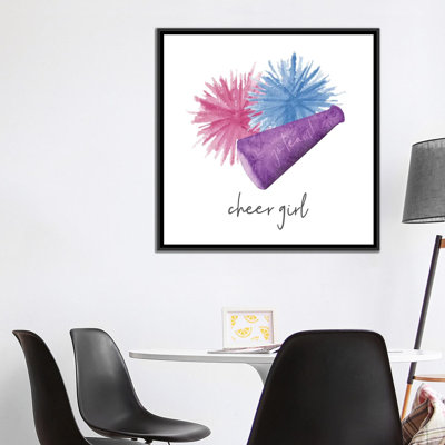 «Sports Girl Cheer», impression sur toile