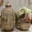 2 PIece Chubby Oasis Candle Lantern Set