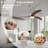 52'' Ceiling Fan With Led Light, Remote, Quiet Reversible Motor, 6 Speeds-1718962609-1718962615