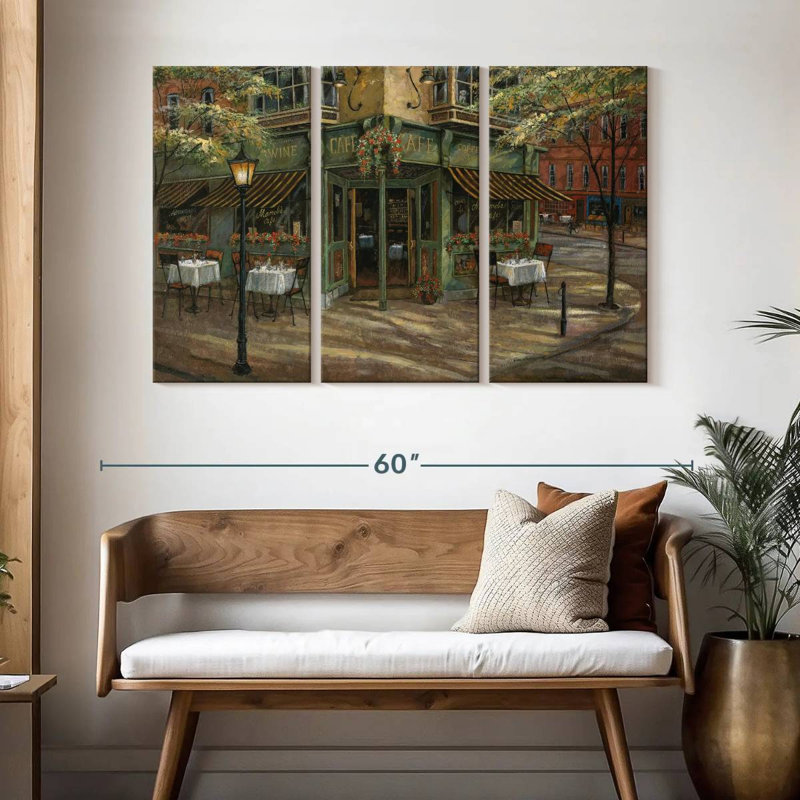 Lilie Mandi's Cafe, 32" H x 50" W
