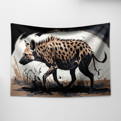 Wildlife Spotted Hyena Wall Tapestry