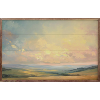 «Tranquil Twilight And Golden Fields» par Gina Kelly