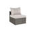 8 Piece Outdoor Patio Sofa Set, Sectional L- Shaped Patio Furniture Wicker Patio Conversation Set with Curved Sofa  Ottoman & Glass Top Table for Backyard Poolside-1227617991