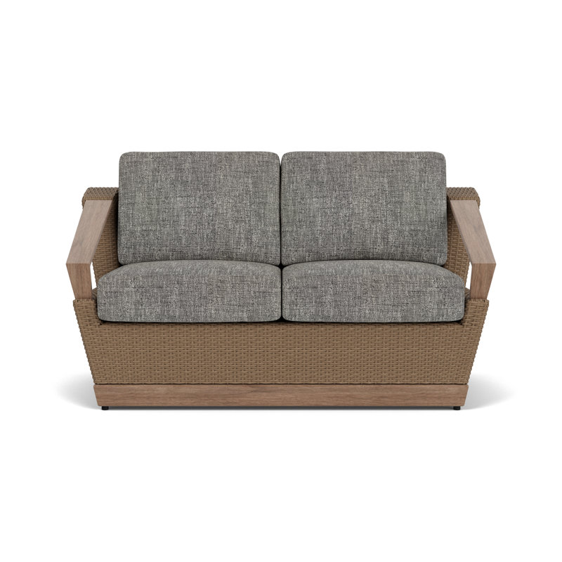 Charisma Outdoor 2 - Seat Loveseat, Black Sand
