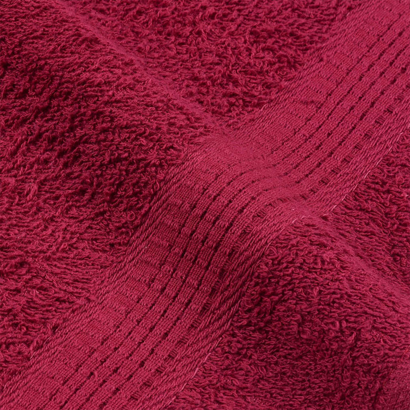 Selisa 100% Cotton Fingertip Towel, Bordeaux