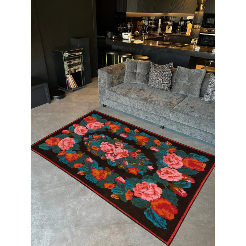 Tapis intérieur / extérieur Sharnah, Tapis de couloir 2 pi 7 po x 6 pi 7 po