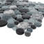 Carreau de mosaïque murale aspect marbre 10,5 po x 10,5 po Bubble Art-69567821