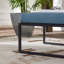 Repose-pieds modulaire d'extérieur avec coussin Runar