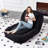Jora Folding Upholstered Chaise Lounge with Adjustable Backrest-114549928