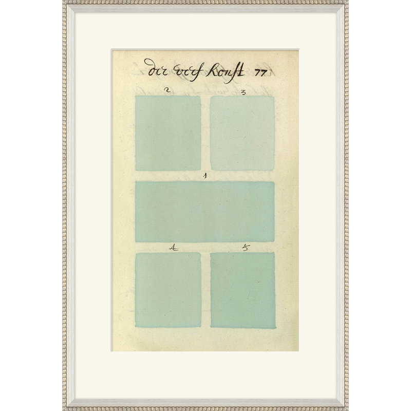 Antique Color Swatches Giclee Print by A. Boogert