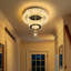 Lustre à DEL rond en cristal à 2 niveaux-1683210835