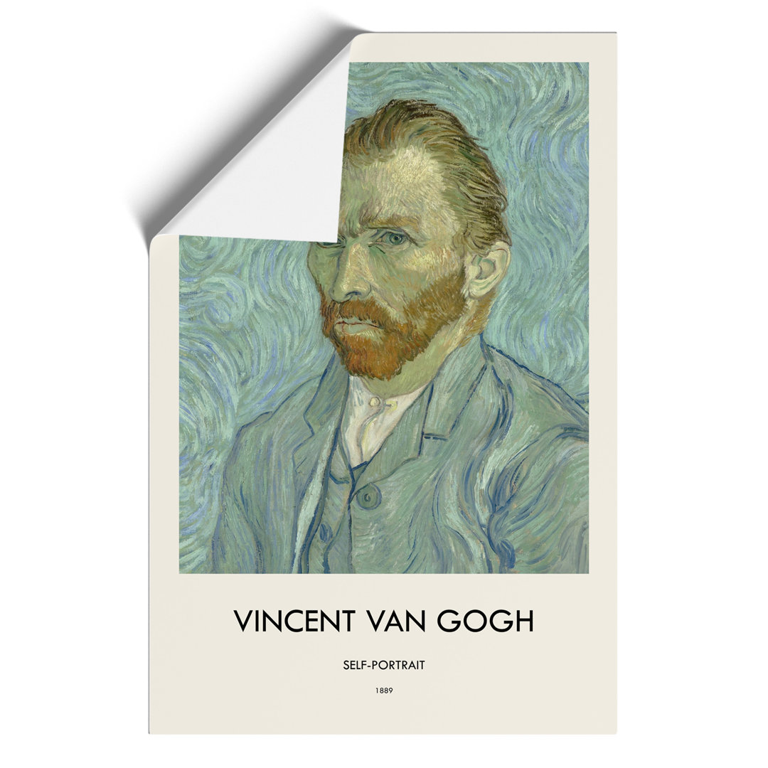 Self Portrait Print by Vincent van Gogh - Frameless Print