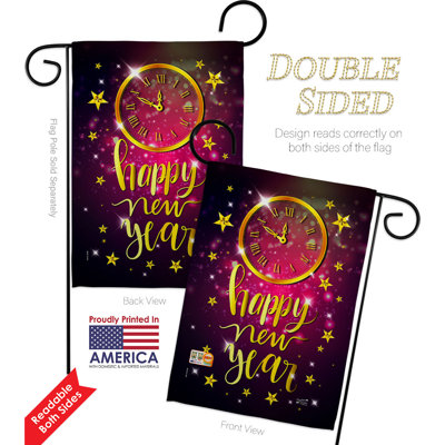 Ensemble de drapeaux 18,5 x 13 po Unforgorable New Year