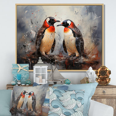 «Penguin Dreamscape I» sur toile