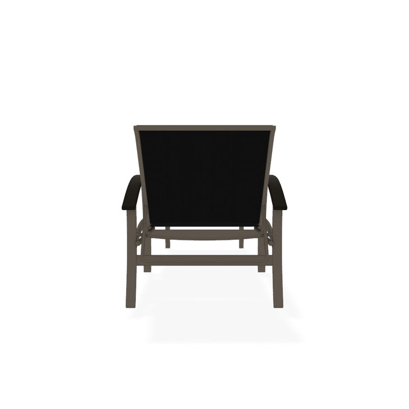 Belle Isle Outdoor Chaise Lounge, Textured Graphite, Black 5D Sunbrella®, Beachwood P40