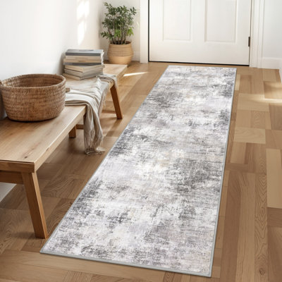 Washable Area Rugs Non Slip Bedroom Rug Living Room Rugs with Rubber Backing