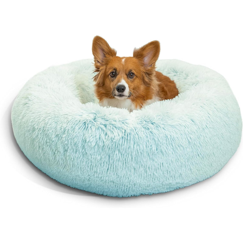 Lit pour chien The Original Calming Doghnut, Bleu pastel