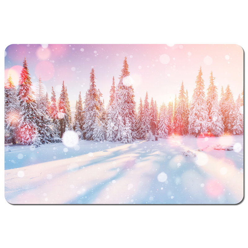 Gage Wood/Bamboo, Polyester No Pattern Rectangle Placemat