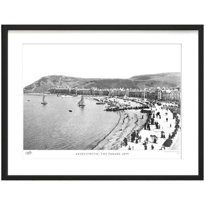 Aberystwyth, The Parade 1899 by Francis Frith - Single Picture Frame Print