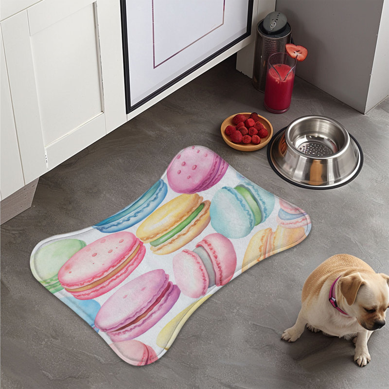 Delicate Bites - 1 Piece Bone Shape Feeding Mat, XL (18")
