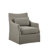 Bedford London Upholstered Skirted Swivel Armchair with Lumbar Pillow-93645701