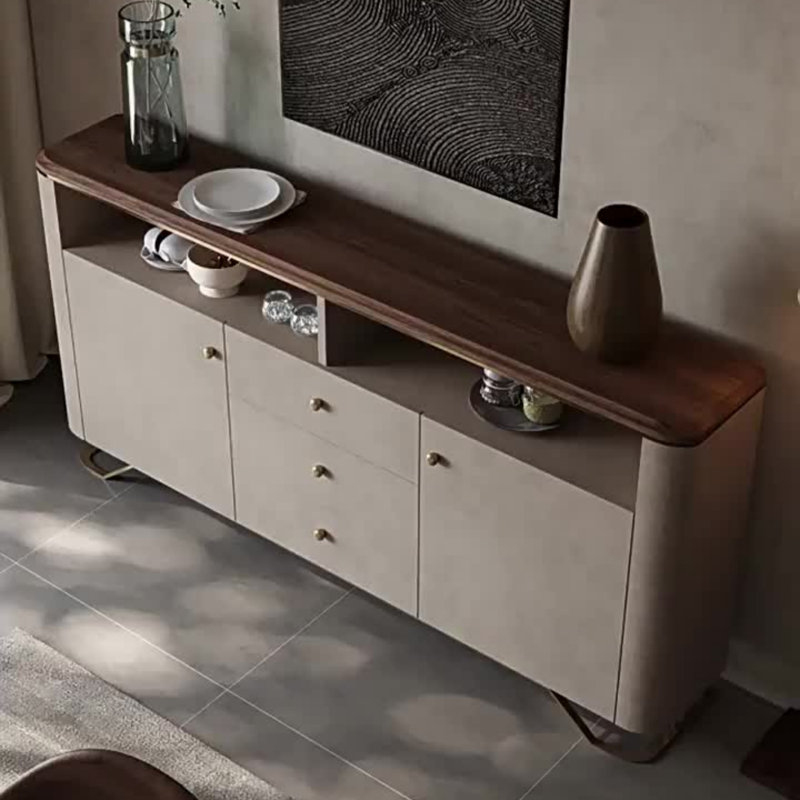 Buffet de cuisine multifonctionnel, H 37,4 po x l 55,12 po x P 13,78 po