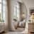 Whimsical Foot-Shaped Full-Length Mirror with Safety Frame-1899545714-1899545613