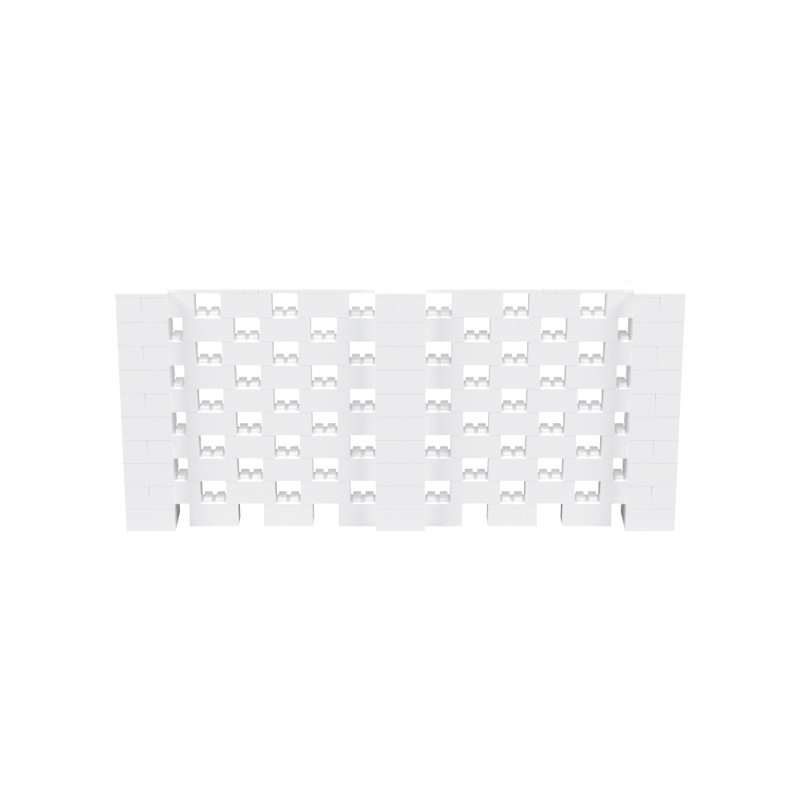 Ensemble mural Everblock, Blanc, H 60 po x l 132 po x P 12 po