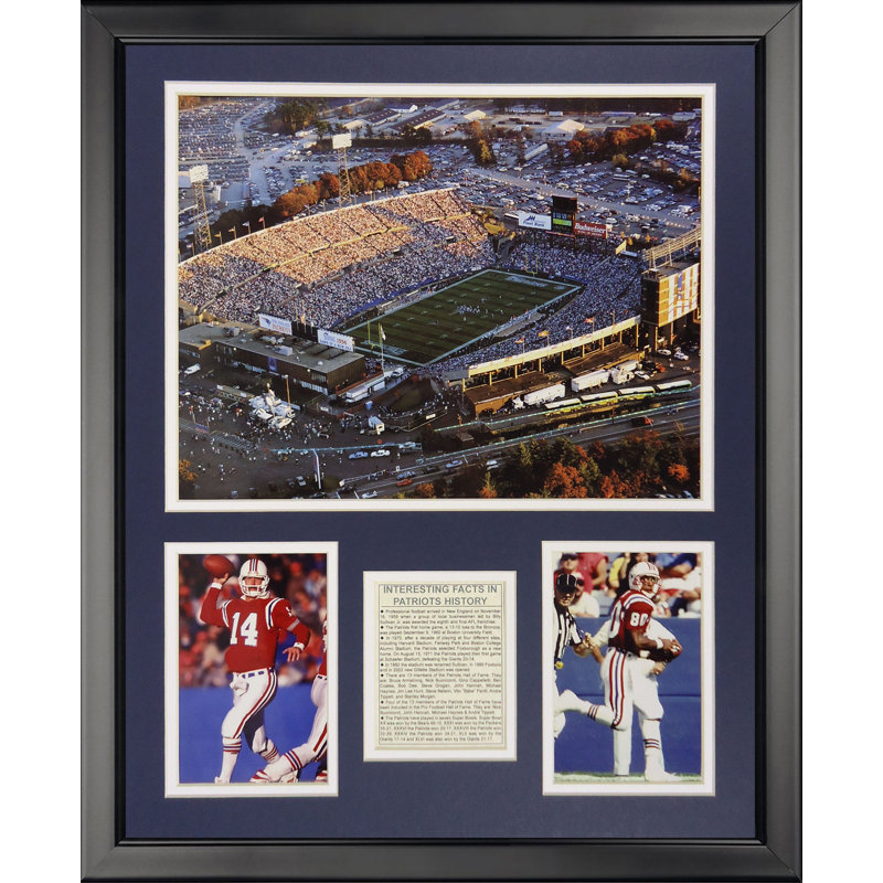 Memorabili encadrée new england patriots-foxboro stadium NFL