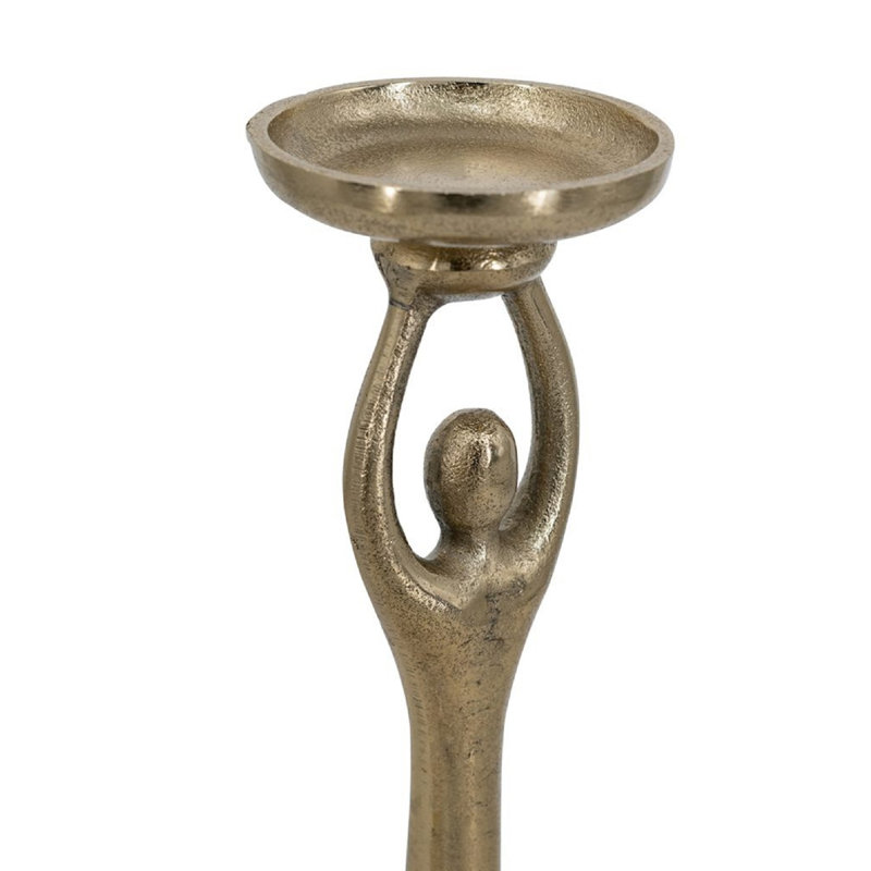 Porte-pilier abstrait pour figurine humaine