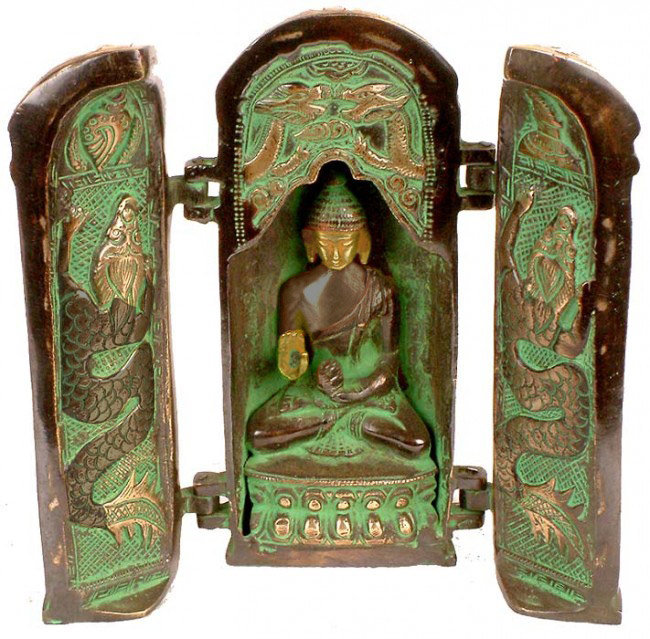 Bouddha tibétain pliant Temple du Bouddha