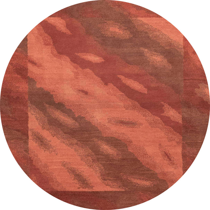 Tapis abstrait moderne 3443, Rond 7 pi
