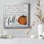 «Fall Giving Thanks» - Reproduction d'art textuel sur toile encadrée-984781826-984781831