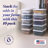 Homz Stackable Plastic Storage Container
