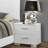 Dulcey High Gloss 2-drawer Nightstand
