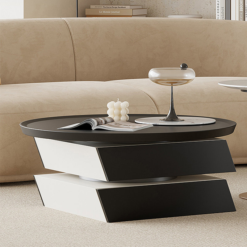 Creative design marble advanced round tea table