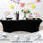 6 Foot Spandex Tablecloth Fitted Stretch Rectangular Table Cover For Dining