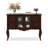Dark walnut Solid Wood Rectangular Console Table-1029560059-1029560052