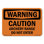 Caution Archery Range Do Not Enter Plastic Sign 14" X 10"