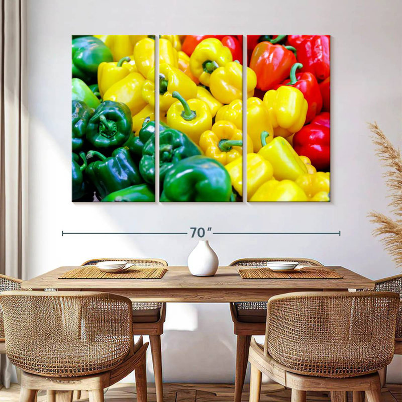 Fresh Bell Pepper Harvest