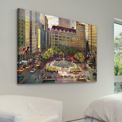 « cinquième avenue 2 » par john négligeable faisant, reproduction d’art sur toile tendue