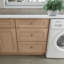 Armoire de salle de bain en bois massif prête à assembler-124300849-126302849