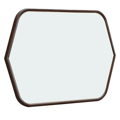 Houston Wall Mirror - Walnut