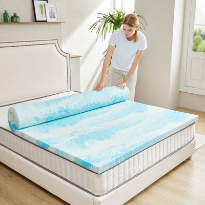 Molley Gel Memory Foam Mattress Topper