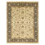 Hand Knotted Wool Oriental Area Rug in Ivory And Black