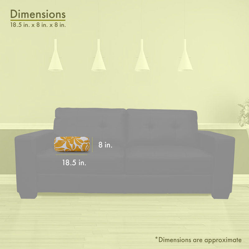 Coussin décoratif Plantation, Jaune